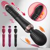 Powerful 3-Motor Thrusting G-Spot Vibrator - Large Silicone Dildo Wand for Couples Stimulation and Massage