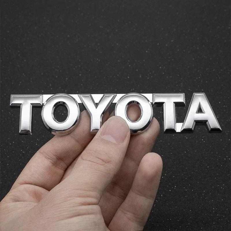 3D ABS Наклейки на багажник автомобиля, эмблемы, значки для Toyota Chr rav4 Yaris prius avensis Corolla Camry Aygo Hrv Prado Hilux