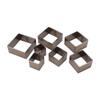 7 шт. пустотелых резцов квадратной формы из высокоуглеродистой стали, многоцелевых, износостойких и прочных