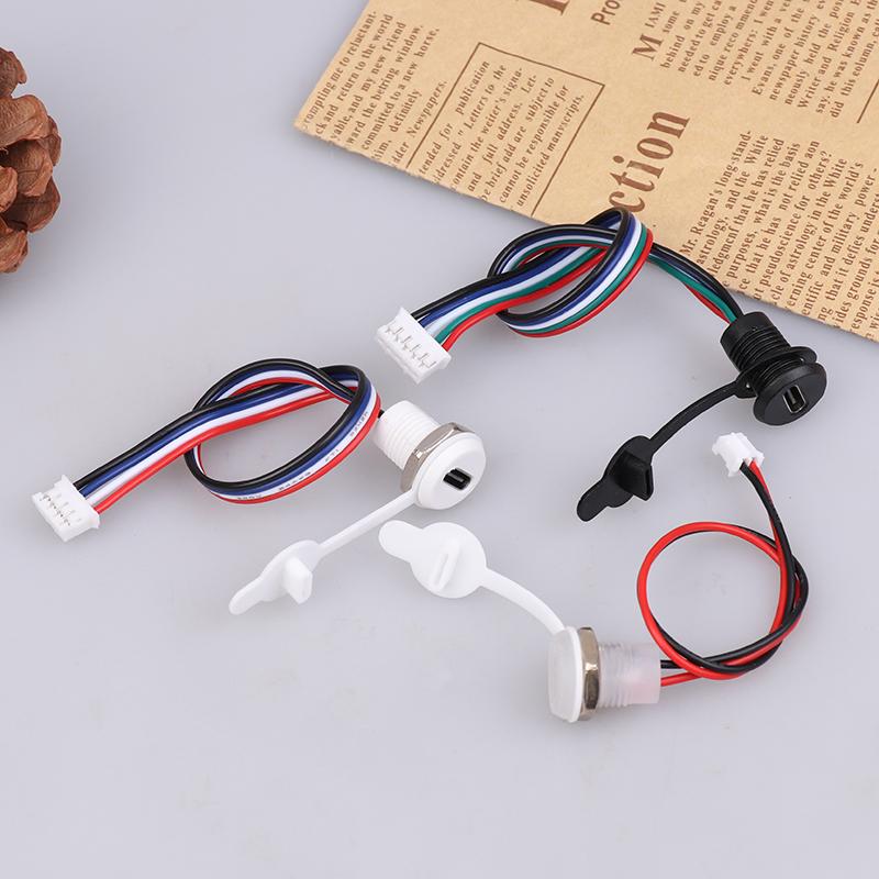 Разъем для зарядки USB-C с высоким током, гнездо, с гайкой M11, защелкивающийся, плата, тип C, водонепроницаемый, гнездовой разъем, гнездо C