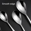 Coffee Spoon Non-slip Mirror Polished Unbreakable Rustproof Long Handle Stirring Stainless Steel Dishwasher Safe Dessert
