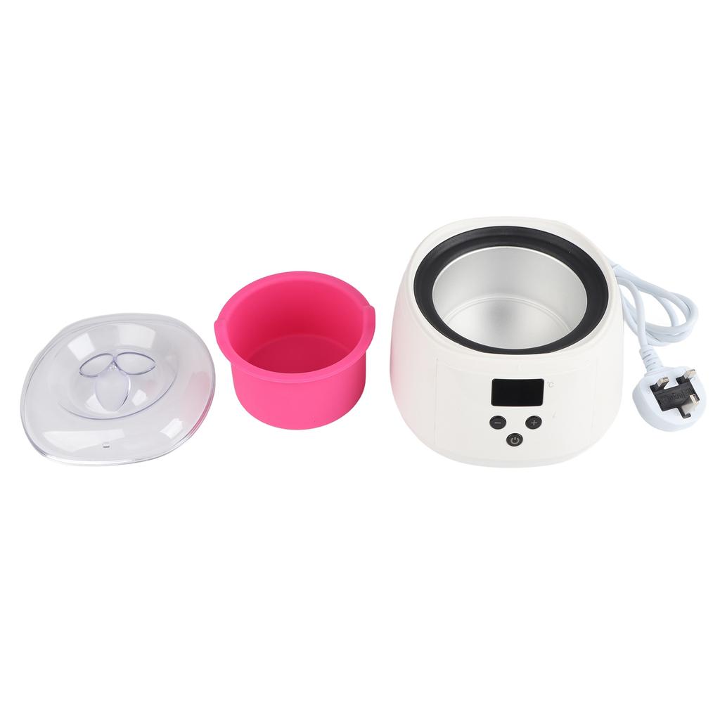 Набор для нагрева воска, набор для удаления волос, белый воск, набор с 4 пакетиками, твердые восковые бобы для ног и лица 100‑240 В