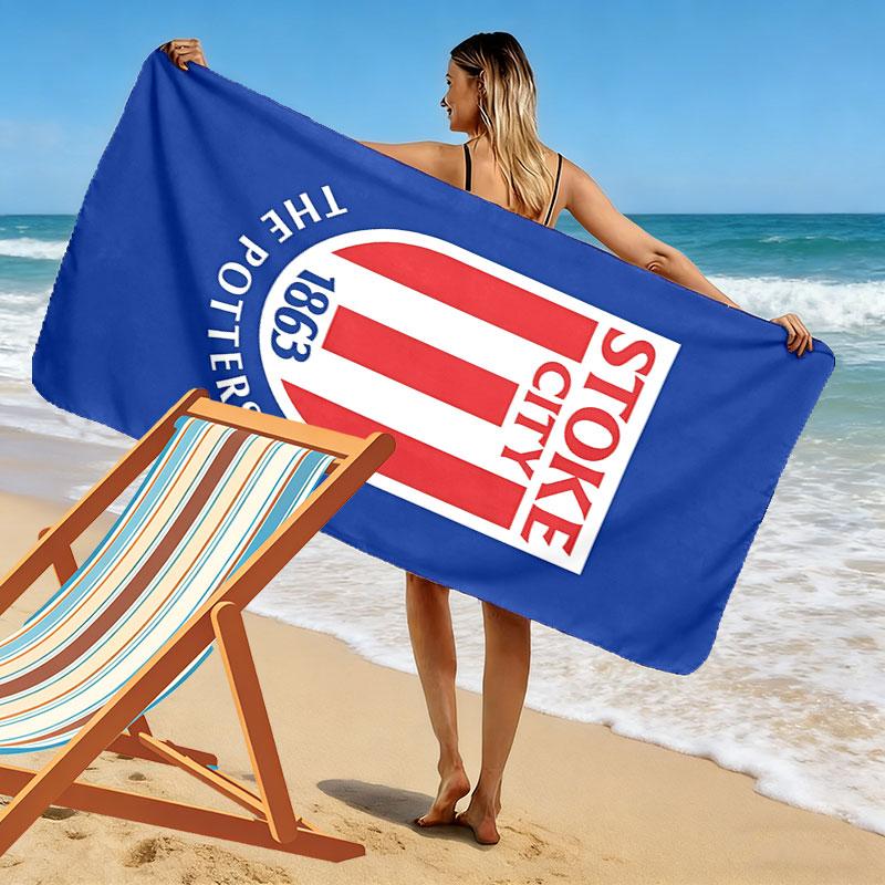 STO logo Beach Towel, Large Soft Quick Dry Towel for Beach Camping Swimming