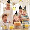 Набор из 30 элегантных бумажных шляп Праздничные украшения для детей Детский реквизит для фотосъемки Принадлежности для новогодней вечеринки