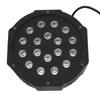 Светодиодный сценический свет 18 X 1 Вт, звуковая активация, управление DMX 512, RGB, Par Can Light для вечеринки, свадьбы, клуба