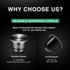 Icafilas Многоразовая Кофейная Капсула Для Nespresso Фильтры из Нержавеющей Стали Многоразовые Фильтры Эспрессо Для Эссенции Капсула Nespresso Качество