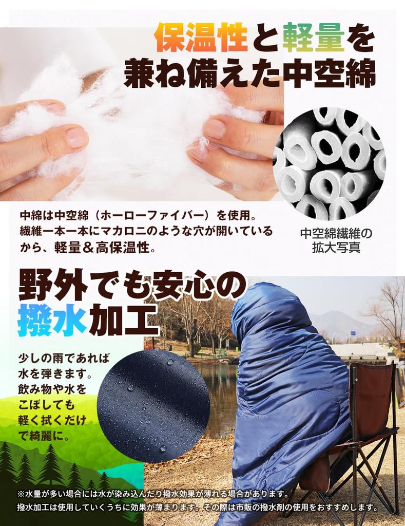 Спальный мешок Всесезонный Предотвращение катастроф Тип мумия Спальный мешок Компактная сумка от японского постельного белья 210T Водонепроницаемый Удобный Легкий