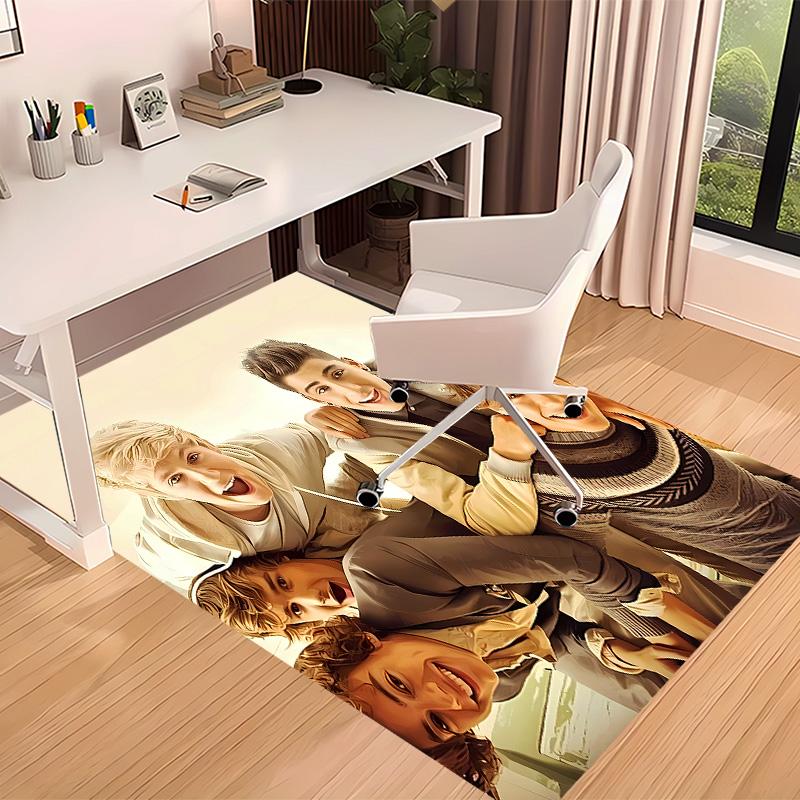 One Direction Where We Are Now Printed Absorbent Washable Carpet, Non-Slip Bathroom Mats, Kitchen Rugs, Yoga Mat,Living Room Entrance, Camping Picnic