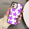 Чехол для телефона с тенями и звездами для iPhone 11 12 13 14 Pro Max mini X XR XS SE 2020 5 6S 7 8 Plus Samsung Galaxy S21 S22