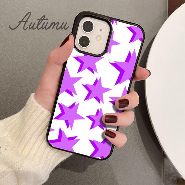 Чехол для телефона с тенями и звездами для iPhone 11 12 13 14 Pro Max mini X XR XS SE 2020 5 6S 7 8 Plus Samsung Galaxy S21 S22