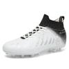 Men's New Trendy High Top Soccer Shoes Anti-Slip High Quality Training Football Boots Children's Outdoor Durable Sneakers