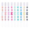 Upgraded Dummy Clip with Knot- for Baby BPA Free Silicone Pacifiers Clip Soother Chain Holders for Boys & Girls Gift