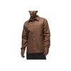 Essentials FW24 Рубашка на пуговицах с логотипом Удобная Однотонная Модная Универсальная Рубашка с длинным рукавом Мужские рубашки Коричневый FV7446-223