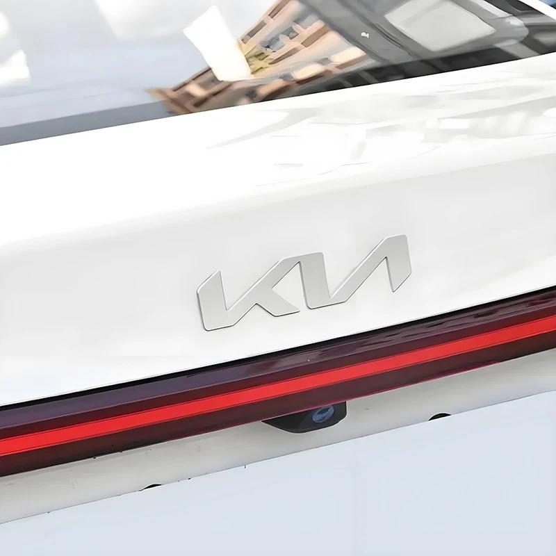 AHO1 2Pcs Car Front Head Hood Bonnet Emblem Rear Trunk Logo Stickers KIA K9 Sportage Niro K5 Carnival EV6 EV9 EV3 K8 Stinger