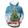 Толстовки с капюшоном с рисунком рождественской елки для мужчин 3D The Perfect Tree Printed Hooded Sweatshirts Kids Fashion Winter Pullover Pop Hoodie
