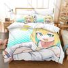 Крутое постельное белье Pikamee Fan Merch: Пододеяльник + 2 Наволочки, Стильный Дизайн с Аниме Персонажем, Постельный Комплект для Поклонников VTuber, Коллекция