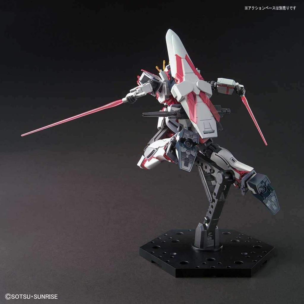 HGUC Мобильный доспех Гандам NT Нарратив Гандам Масштаб Пластиковая модель Сборный комплект Оборудование C 1/144 Предварительно окрашенный