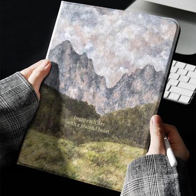 Чехол Mountain Landscape для Apple iPad-силиконовый креативный противоударный чехол для iPad полной серии iPad Air/iPad Mini/iPad pro/iPad2024/iPad20