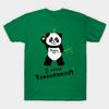 Новая модная мужская футболка с принтом Pandamonium, короткие рукава, футболки, повседневные