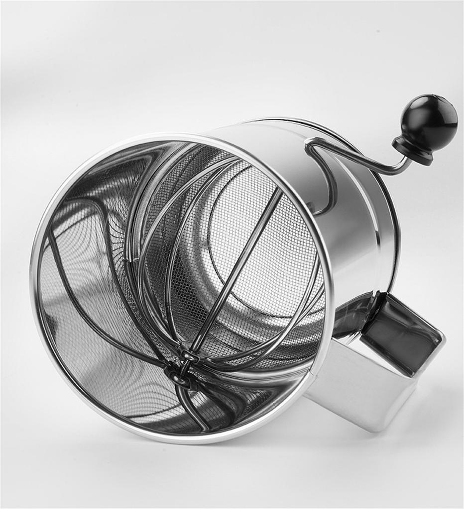 Кухонный помощник: большой сито для муки из нержавеющей стали, обеспечивающее стабильный результат каждый раз