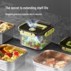 Cui Da Huang Lazy Bear 304 Stainless Steel Food Storage Container