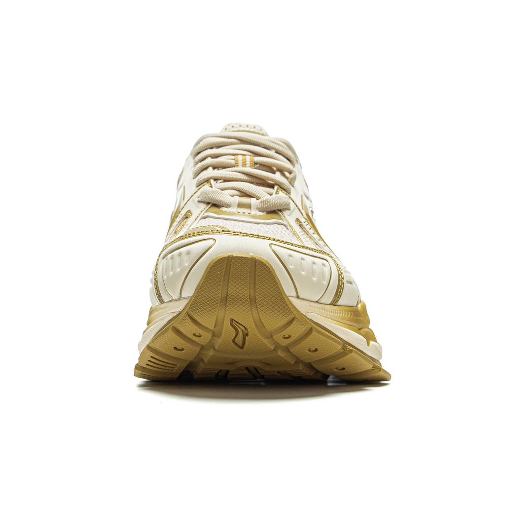 Li Ning Lijun BOW Модный тренд Спортивная поддержка Нескользящие Износостойкие Низкие Повседневные Кроссовки Мужские Повседневные Кроссовки Бежевый AZGV025-3