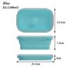 Portable Kitchen Household Silicone Food Container Folding Lunchbox Collapsible Bowl Picnic Boxes
