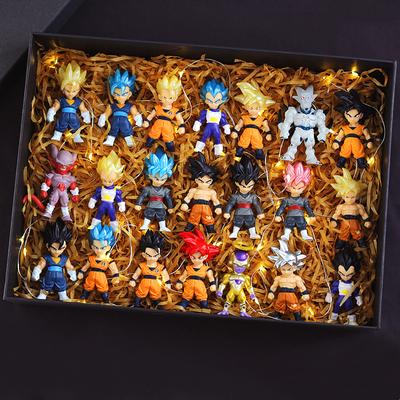 Фигурка Аниме Dragon Ball Z Супер Сайян Сон Гоку Сон Гохан Веджета Броли Пикколо Маджин Буу Набор Фигурок Действия Модель Подарки Игрушка