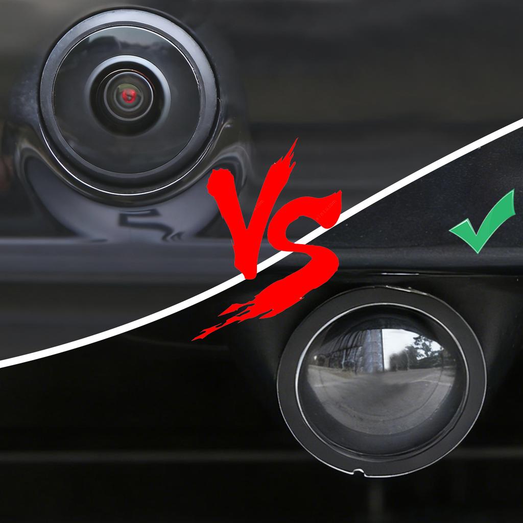 2Pcs Front & Rear Camera Lens Protection Cover for Insta360 X3 PC Protective Cover for Tesla Model Y Juniper/Model YL 2025-2026