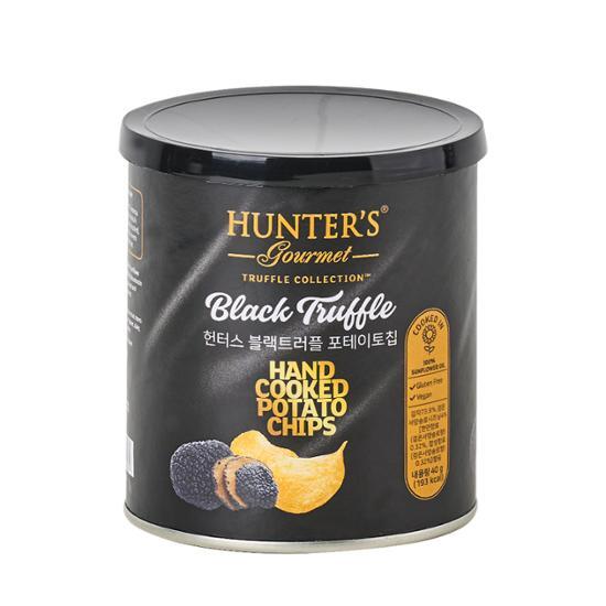 Картофельные чипсы Hunters Black Truffle 40 г, корейские закуски