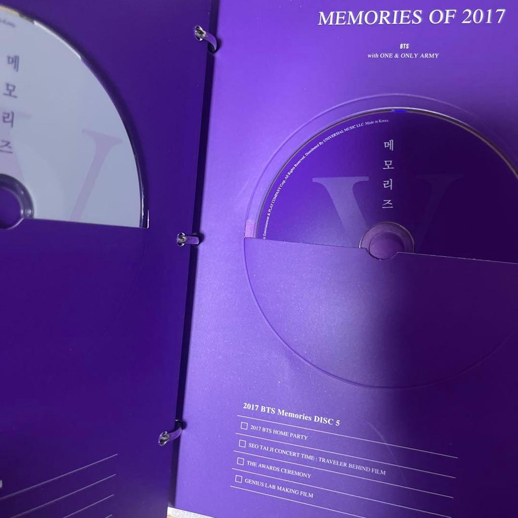 [Б/У] BTS MEMORIES OF 2017 DVD
