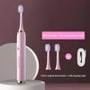 Electric Sonic Toothbrush 5 Speed Mode Soft Hair USB Rechargeable Waterproof Ultrasonic Whitening Tooth Brushes Replacement Head