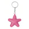 1pc Unisex Five-Pointed Star Keychain With PU & Padding Star Pendant Couple Gift Bag Decoration Hanging Ornament