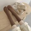 Muji Golji Теплые шерстяные вязаные женские термоноски с флисом