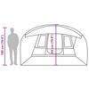 Tunnel Tent for 5 Persons Green Waterproof