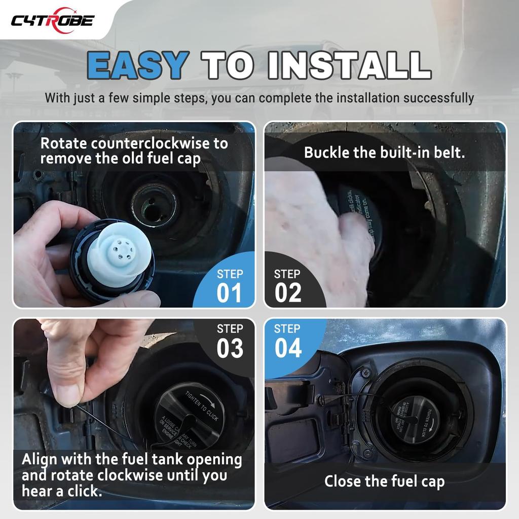 Gas Cap Fuel Cap Compatible With 1998- Dodge Challenger Caliber Avenger Journey Dakota Ram 1500 2500 3500 Chrysler 200 300 Sebring Pacifica Jeep