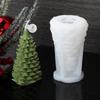Stacked Leaves Santa Tree Resin Mould Bubble Stripe Plant Candle Soap Silicone Mold Pine Cones Christmas Gifts Party Cake Decor