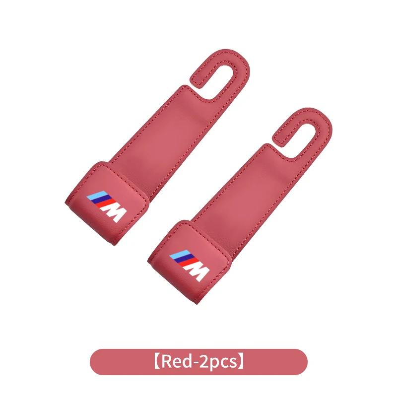 Car Sticker 2025 Hot Hidden Car Back Seat Hook Headrest Suede Accessories For BMW Motorsport X1 X3 X5 E39 E46 E90 F20 E60 F30 E3