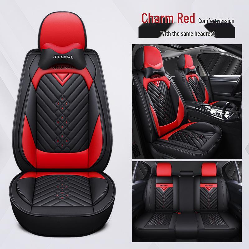 Всесезонные дышащие кожаные чехлы на сиденья для Zhonghua V3, V5, V7, Junjie, FRV, H330, H230.