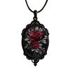 Sun Moon Style Halloween Necklace Flower Pattern Rope Chain Necklace  Jewelry Accessories