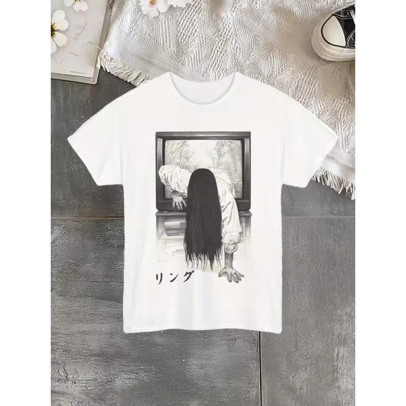 New Ring Movie T shirt Men's T shirt Summer New Trendy Street Unisex Casual T shirt