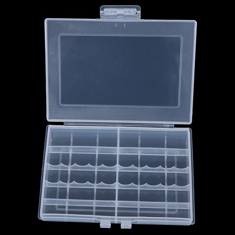 Useful 1X Hard Plastic Battery Case Box Holder Storage For 10 Aa/Aaa Batteries