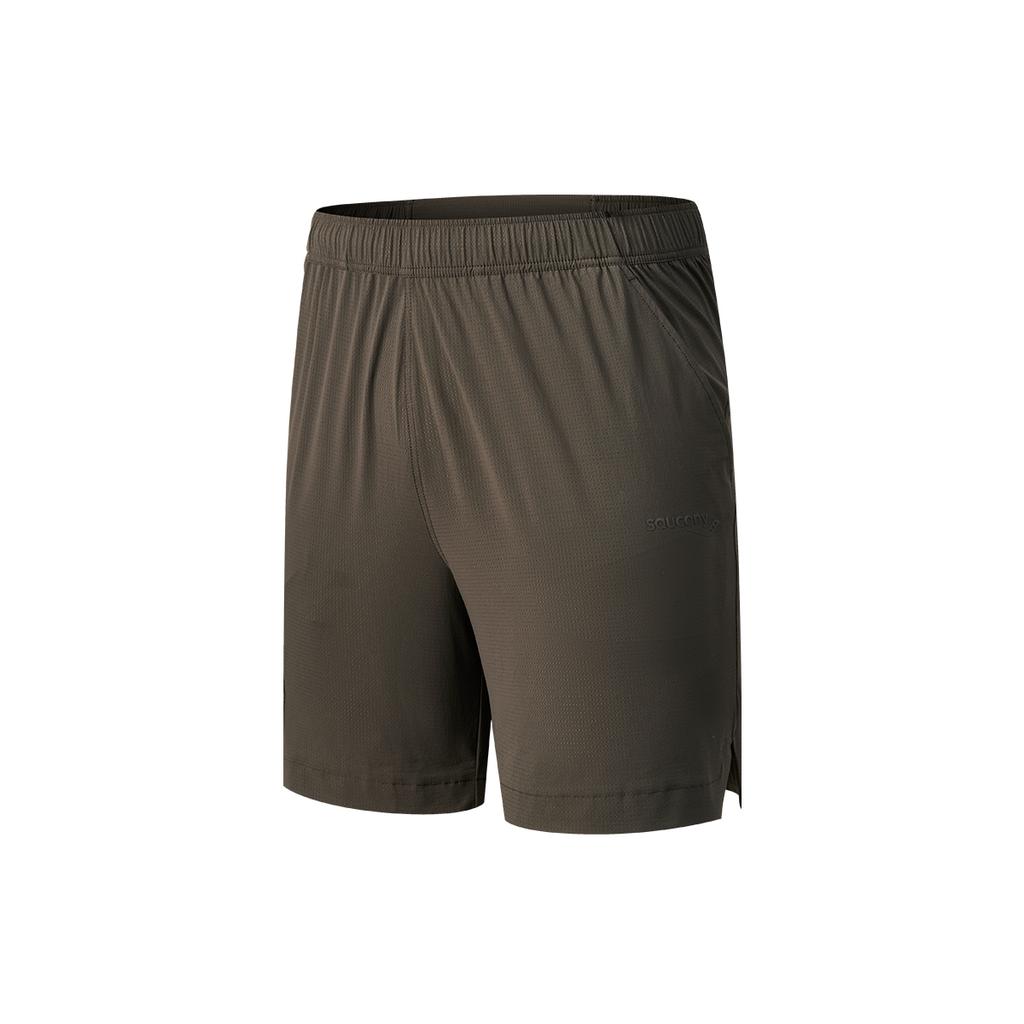 SAUCONY Urban Woven Stretch Five-Inch Casual Shorts Men Shorts Mud SC2240014A-CO21