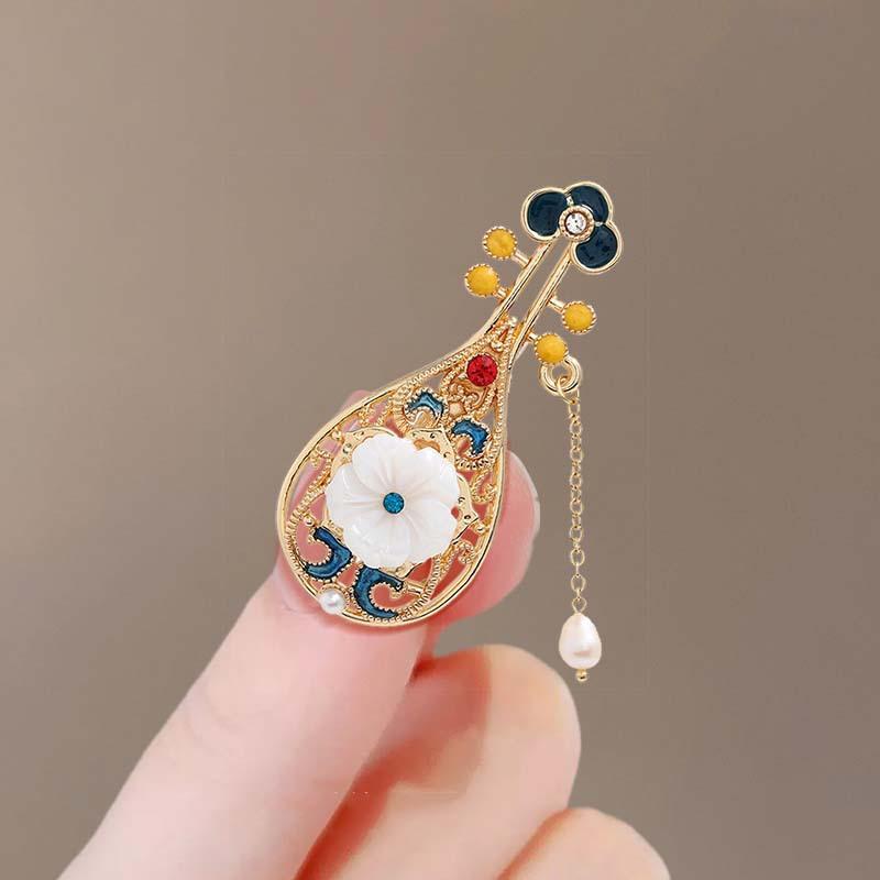 High-End Brooches, Women'S Sense Of Luxury, Niche, High-End Pins, Elegant Temperament, Fixed Clothes, Suits, Pearl Jewelry