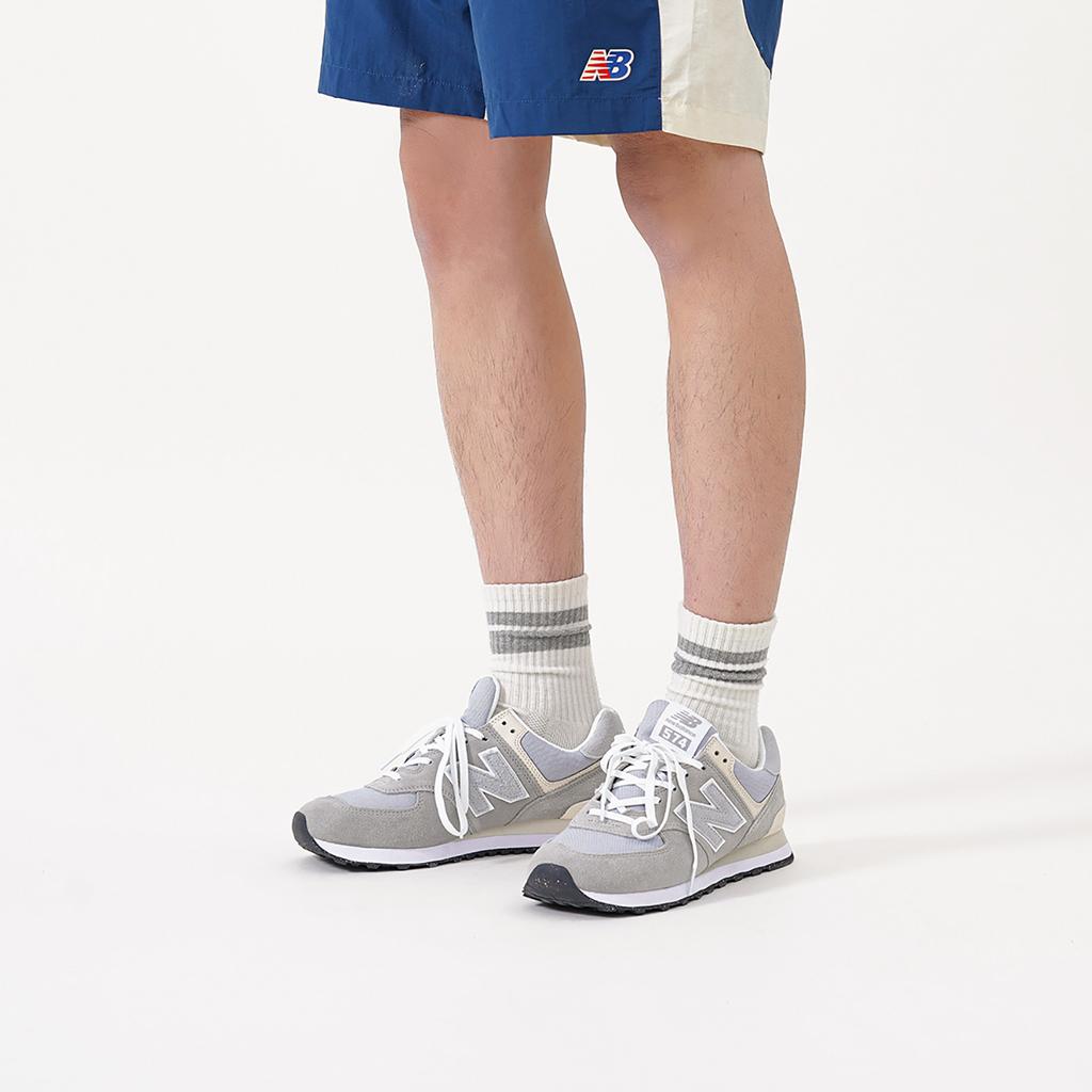 New Balance Кроссовки унисекс 574 серые с морской солью ML574RD2