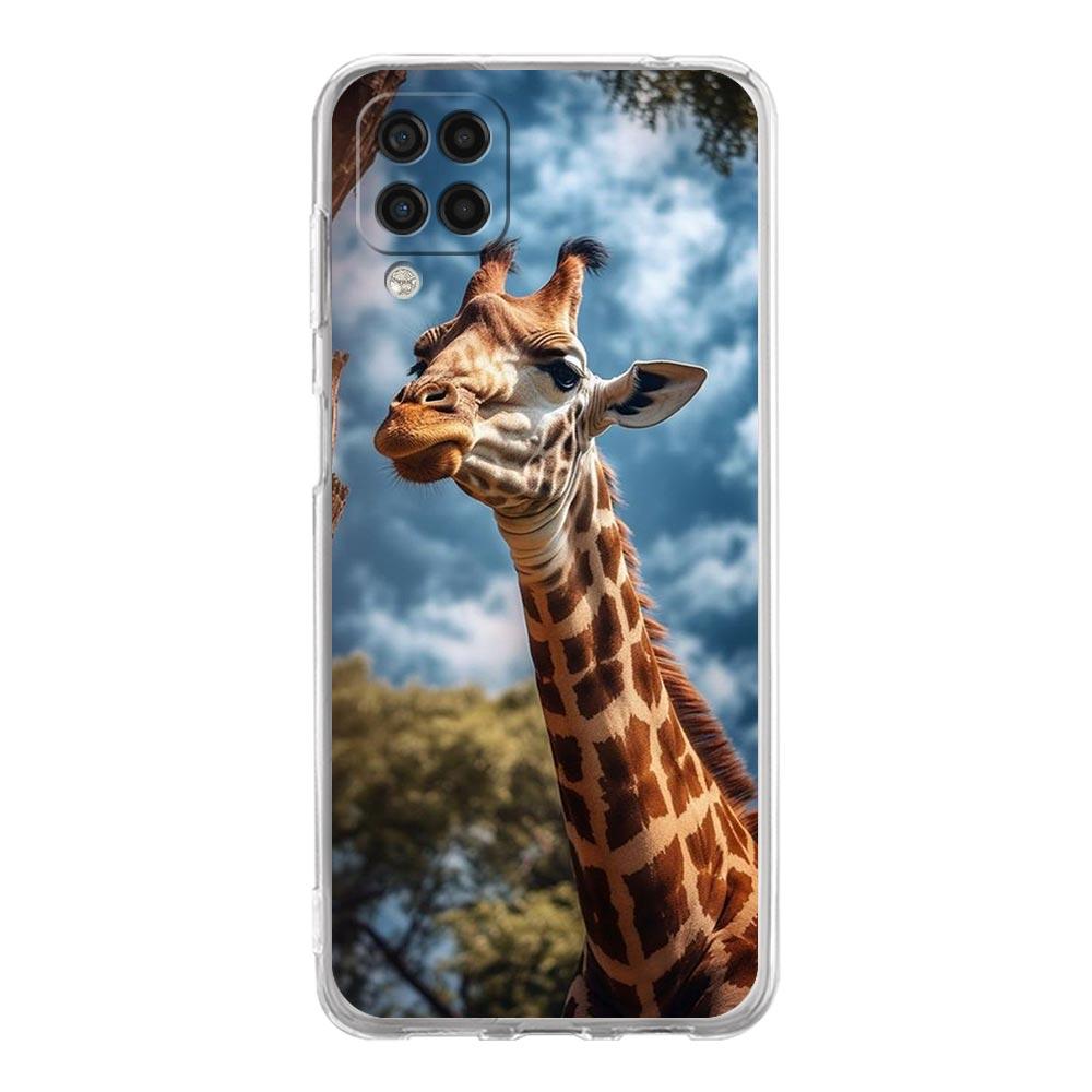 Чехол для телефона Жираф для Samsung Galaxy A13 A33 A73 A53 A23 A51 A71 A21S A12 A31 A41 A05s A03S A15 A25 A32 5G Силиконовый Прозрачный Чехол