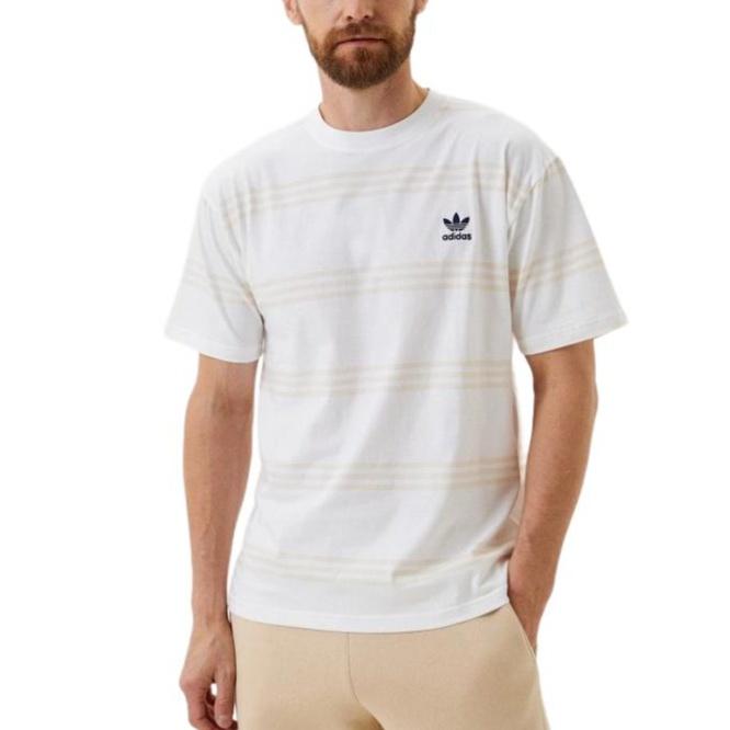 adidas Engineered 3-Stripes T-shirt Asia Sizing 'White' Men's IL4702