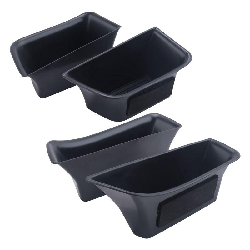 AA92-4 X Car Door Side Handle Pocket Storage Box Storage Organizer Tray Grab Handle Box For- Macan 2015-