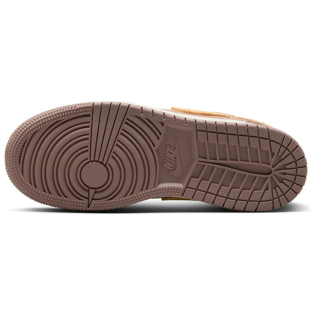 Air Jordan 1 Low SE Craft GS Inside Out — Детские кроссовки Taupe Haze Tan Mint-Foam Celestial-Gold DZ4465-200