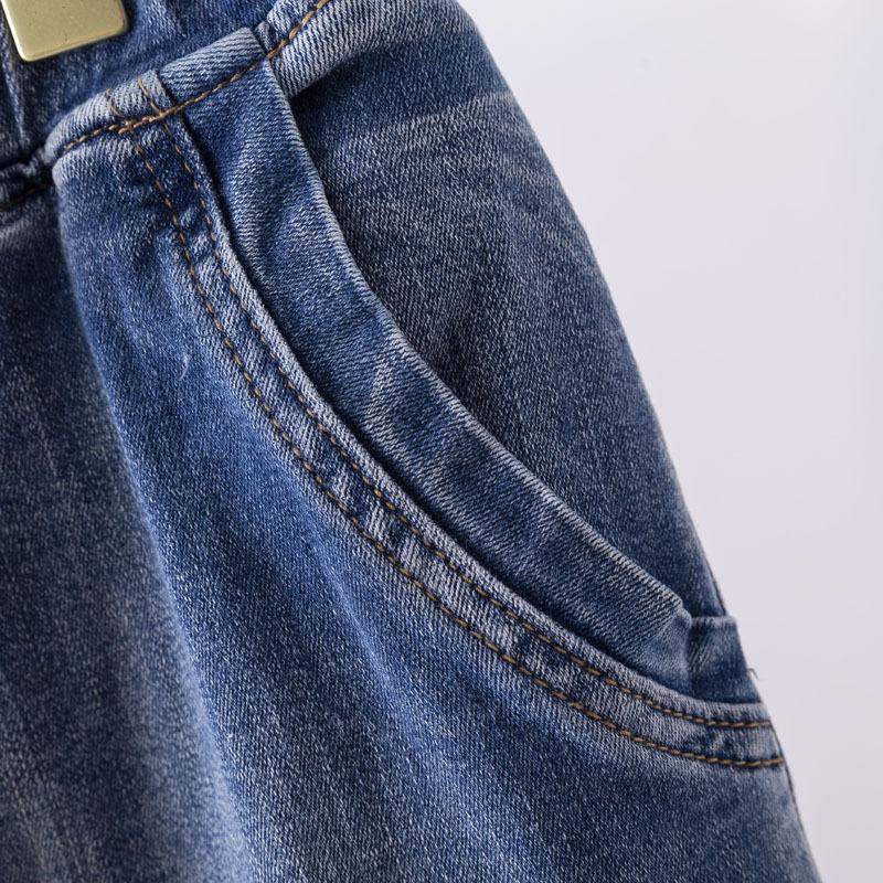 Plus Size Stretch Jeans Pants Pants Women's Elastic High Waist Harlan Turnip Pants Hidden Meat Pants Jeans with Carrots Comfort Waist Pants